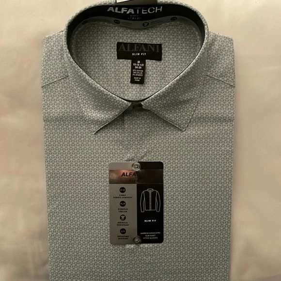 Alfani | Shirts | Alfani Mens Dress Shirt Size Medium | Poshmark